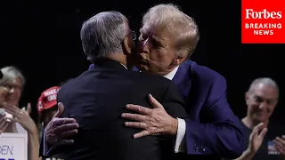 'I Don't Kiss Men, But I Kiss Him!': Trump Brings Former Sheriff Joe Arpaio To Stage