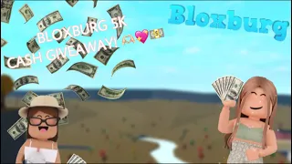 Bloxburg 5K cash giveaway! 🫶🏻💵