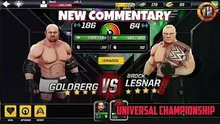 [NEW COMMENTARY]GOLDBERG V/S BROCK LESNER UNIVERSAL CHAMPIONSHIP WWE MAYHEM