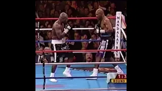 James Toney stopping Evander Holyfield