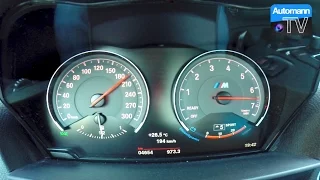 2017 BMW M2 Manual (370hp) - 0-200 km/h acceleration (60FPS)