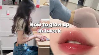 How to glow up in 1 week🌷🌨 #glowup #tips #beauty #aesthetic #youtube #viral