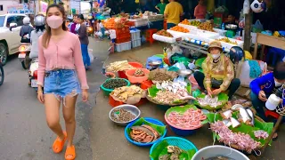 Ever Seen Russian Market in Cambodia? Exploring Fresh Vegetable, Fruit, Fish, Chicken & More