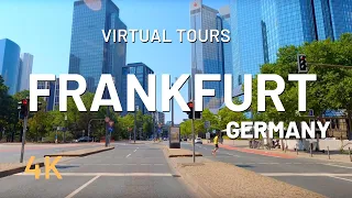 FRANKFURT driving tour 🇩🇪 Germany 4K Video Tour. Driving in Frankfurt