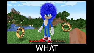 Minecraft wait what meme part 56 realistic minecraft sonic the hedgehog 2