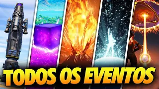 *TODOS* OS EVENTOS AO VIVO DO FORTNITE (2017-2022)