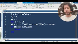 Secant Method in MATLAB