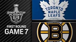 Bruins score four in the 3rd to top Leafs in Game 7