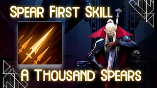 V Rising  -  Spear First Skill  - A Thousand Spears