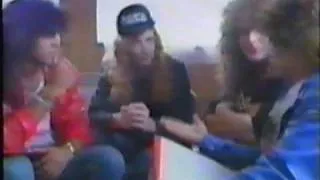 Megadeth At Donington 1988 - Dave Mustaine / Chuck Behler Interview