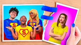 ADOPTED by SUPERHEROES – My MOM and DAD are Weirdos | How to Find a Superpower by La La Life