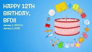 Happy 12th Birthday, BFDI!