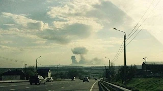Взрыв на полигоне Ростова уничтожил десятки единиц техники
