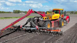 Bouwland bemesten met Vredo VT3936 sleepslang. Loonbedrijf Sandee.