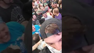 Carolina Rebellion.. Breaking Benjamin.. Patrick Olvey  crowd surfing part 2