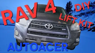 Toyota RAV 4 Lift kit install using AUTOACER parts