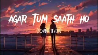 Agar tum Sath ho❤️🎧|| slowed+reverb|| lofi song||#lofi #lofimusic #video