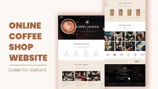 Complete Coffee Shop Website 2024 | Multiple samples.