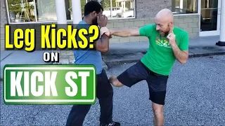 Leg Kicks for Self Defense that Never Miss and are Hard to Counter