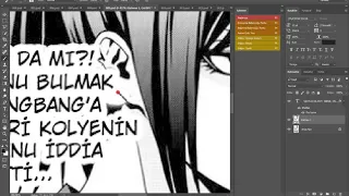 Manga Edit 4.Ders: Resim Üstü Yazılar