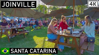 Walking in Joinville: Downtown and Gut Brau brewery 🇧🇷 | Santa Catarina, Brazil |【4K】2021