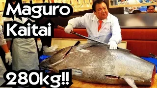 280KG TUNA CUTTING SHOW RECORD IN JAPAN!