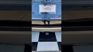 Modifying the kick sensor on a Toyota RAV4 Hybrid XSE equipped with a Toyota trailer hitch.