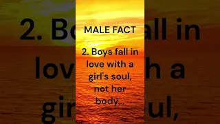 Male Fact Shocking facts about Boys LOVE!!! #love #shorts #psychology #sad #pain #cool