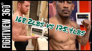 CANELO 168.2 LBS, JACOBS 175.4LBS WBC 30 DAY WEIGH IN! DAZN GUARANTEES WINNER GGG? ANDRADE SULECKI?