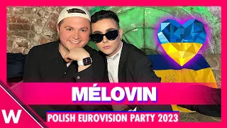 🇺🇦 Mélovin Eurovision Ukraine 2018 | Polish Eurovision Party 2023 INTERVIEW