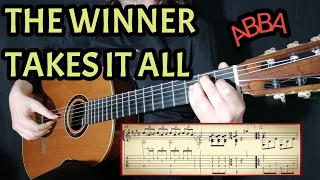 THE WINNER TAKES IT ALL / Fingerstyle Classical Guitar Cover