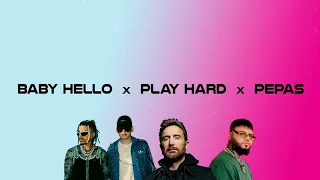 BABY HELLO X PLAY HARD X PEPAS (Bertri Mashup) | Rauw, Biza, David Guetta & Farruko