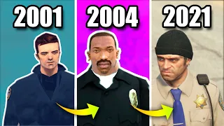 Working as a Cop in GTA Games (Evolution)