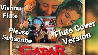 UDJA KAALE KAAWAN TERE...ll Movie- GADER - Ek Pram Katha ll Flute Cover Version By #vishnuflute