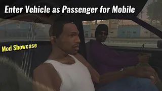 GTA SA Android: Enter Vehicle as Passenger [Mod Showcase]