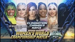 WOMEN'S ELIMINATION CHAMBER 2024 | WWE FULL MATCH | WWE 2K23 GAMEPLAY PS5 | 4K