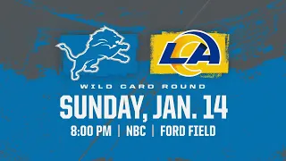 Lions vs. Rams Game Trailer | NFC Wild Card Round