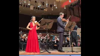 Noah Bendix-Balgley and Shanshan Yao plays Spohr's Concertante No. 2 in B minor, Op. 88