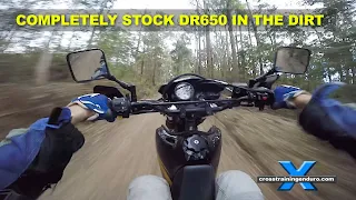 100% stock Suzuki DR650 review (hard core dirt test)︱Cross Training Enduro