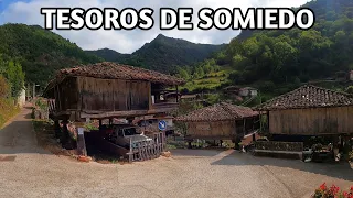 EXPLORO el "PUEBLO DORADO" DE SOMIEDO, La BUSTARIEGA #asturias