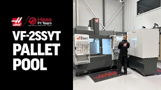 Haas VF-2SSYT with 3+1 Pallet Pool