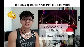 [REAKSI] FUTURE ROCKSTAR! BETRAND PETO & JUDIKA - JIKALAU KAU CINTA | KDI 2019