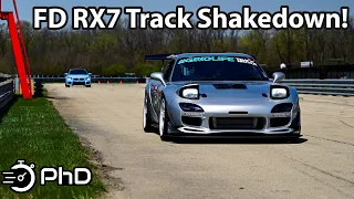 Time Attack FEED Widebody RX7 FD Track Shakedown at Autobahn South!!