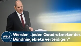 SCHOLZ: Werden „jeden Quadratmeter des Bündnisgebiets verteidigen ... so wie uns selbst“