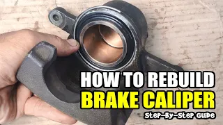 Paano magpalit ng brake caliper kit / How to rebuild or overhaul brake caliper step-by-step tutorial