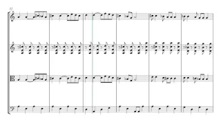 Hava Nagila - String Quartet Sheet Music