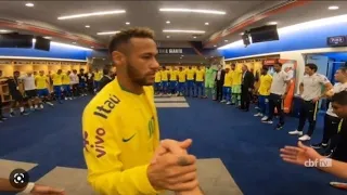 Vestiário da seleção brasileira para o jogo de hoje