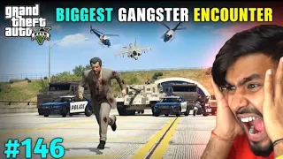 BIGGEST GANGSTER ENCOUNTER | GTA V GAMEPLAY #146 | TECHNO GAMERZ