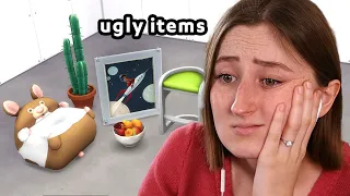 building a sims house with only items i hate