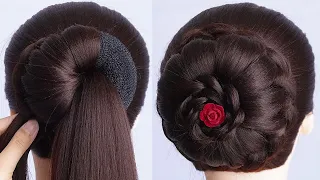 Achieve The Perfect Bun Hairstyle For Prom Party | Updo Hairstye For Wedding